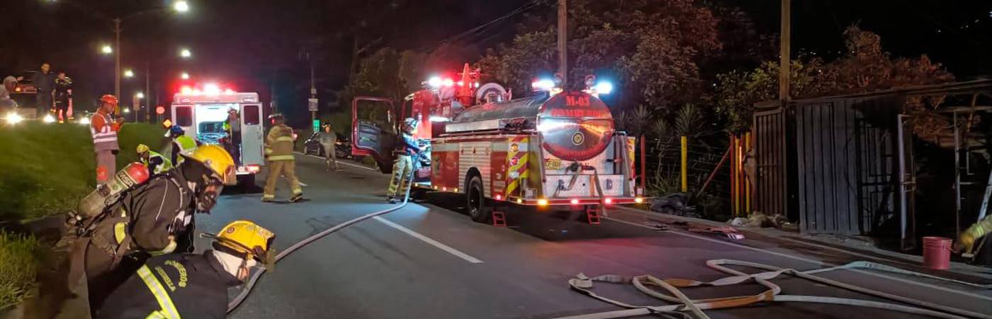 / FOTO: BOMBEROS LA ESTRELLA.