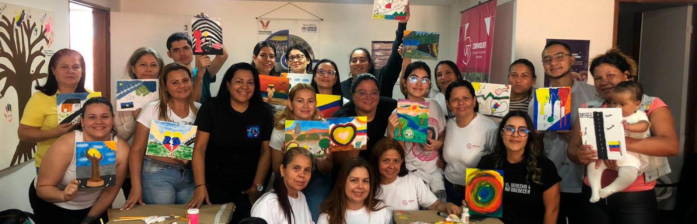 Trabajo con mujeres desde su emprendimiento, Marisela Coach, y mi emprendimiento y la Corporación Voluntariado Venezolanos. /FOTO: CORTESÍA - MARISELA OVIEDO