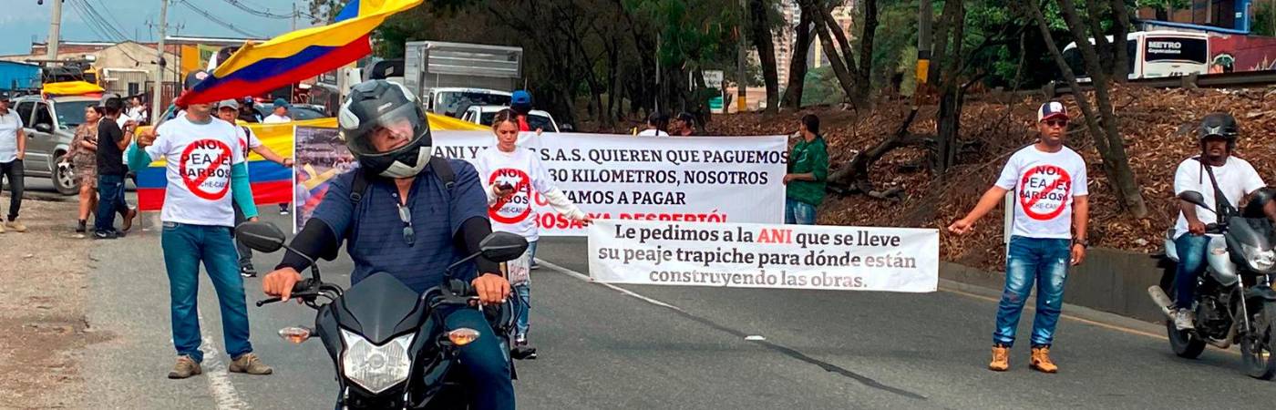 En enero y febrero también hicieron una manifestación. /FOTO: MANUEL SALDARRIAGA