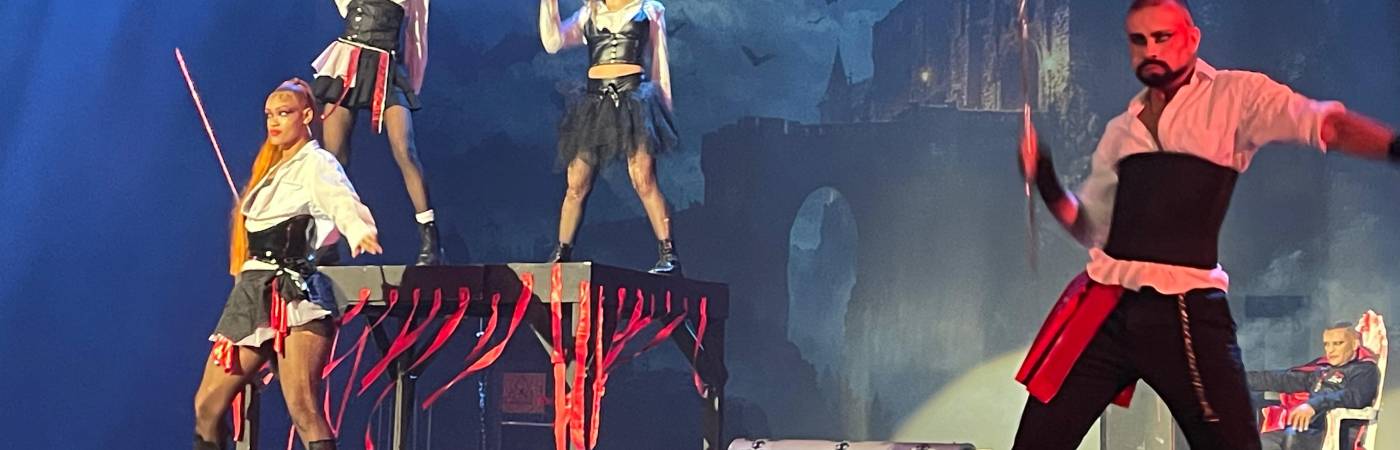 Este fue uno de los actos del show. FOTO: JAIDER ESCOBAR