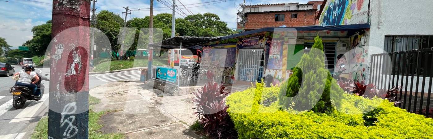 En este lugar ocurrió el ataque con arma de fuego. /FOTO: ANDRÉS FELIPE OSORIO GARCÍA