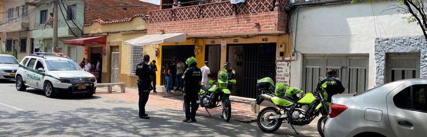 El homicidio ocurrió a eso de las 9:30 de la mañana. /FOTO: ANDRÉS FELIPE OSORIO GARCÍA.