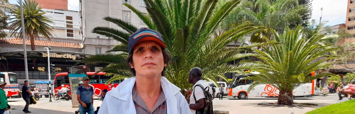 Manuel Alfredo Rincón, vendedor de guarapos.