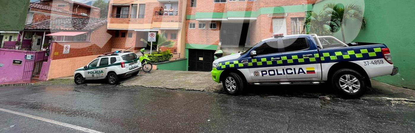 En este edificio del barrio La Mina, en Envigado, ocurrió el crimen. /FOTO: ANDRÉS FELIPE OSORIO GARCÍA