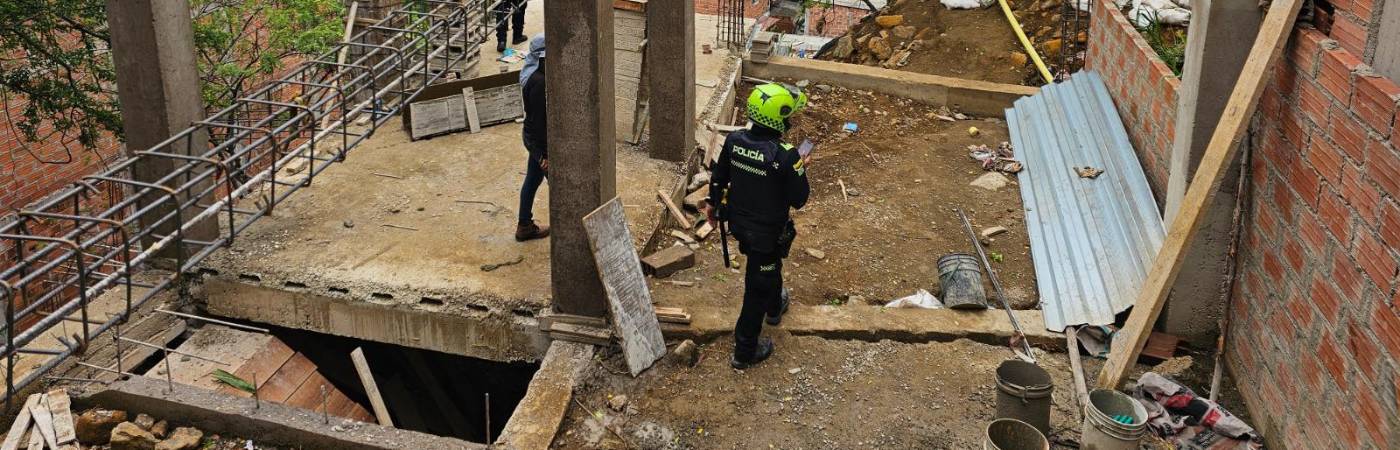 Varias edificaciones, en plena construcción, fueron selladas. FOTO: ALCALDÍA DE BELLO