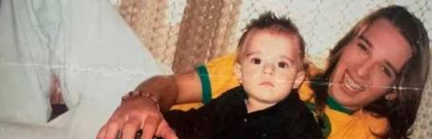 El actor Andrés Fierro y su hijo Martín. /FOTO: TOMADA DE LA WEB