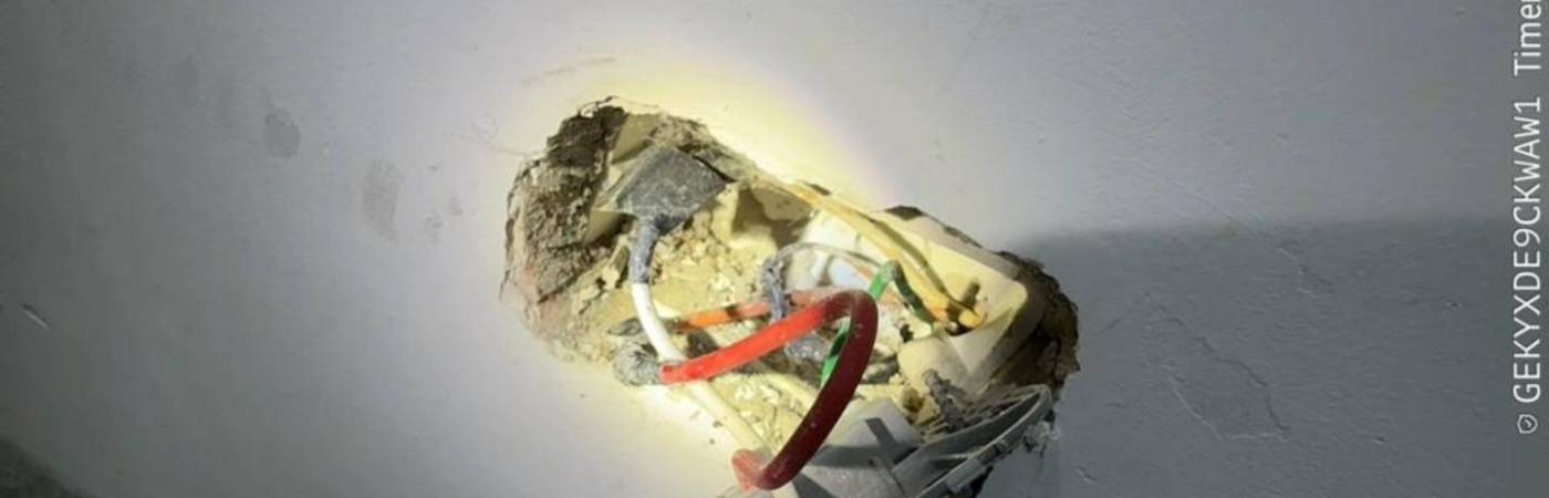 El posible corto circuito. FOTO: ITAGUI HOY