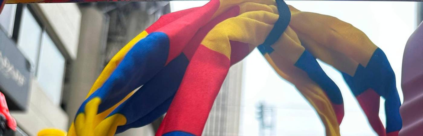 Balacas con los colores de Colombia. /FOTO: SINDY VALLE. 