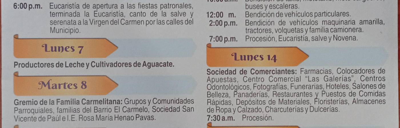 Fiestas de la Virgen y Festival de Trova, el parche es en Sonsón 