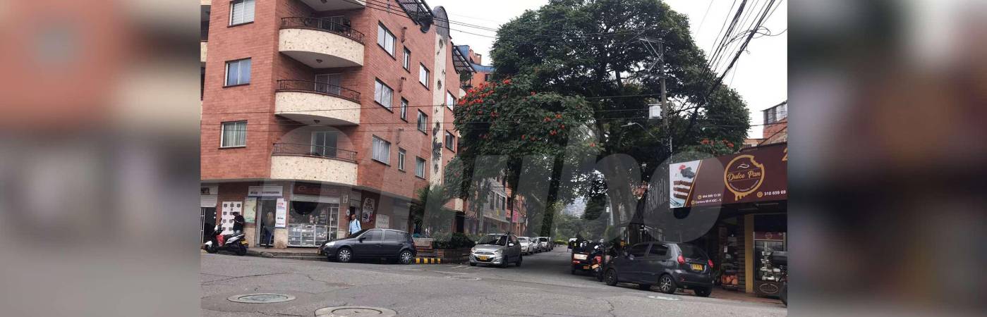 A este sector del barrio La América llegó la víctima herida de bala. /FOTO: LAURA ROSA JIMÉNEZ VALENCIA