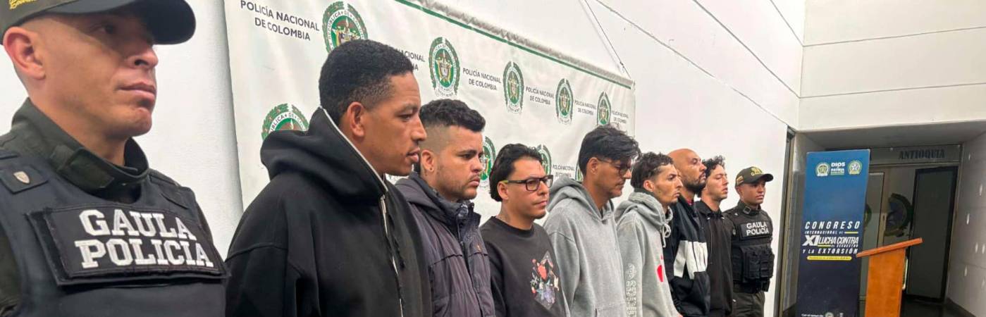 A estos siete los capturaron en la comuna Buenos Aires durante varios allanamientos. /FOTO: CORTESÍA