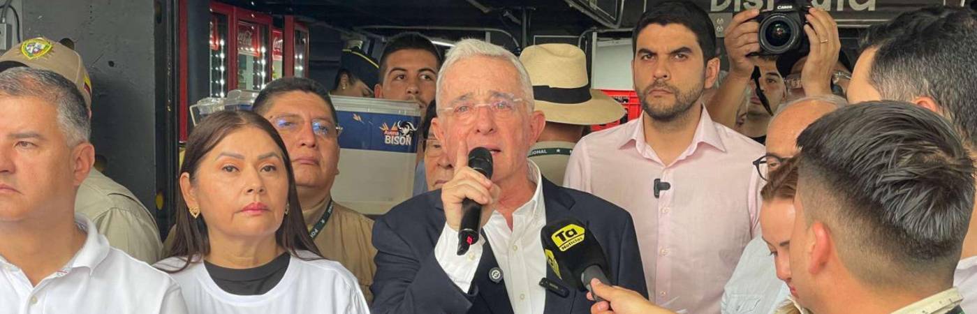 El expresidente Álvaro Uribe Vélez. /FOTO: MANUEL SALDARRIAGA QUINTERO