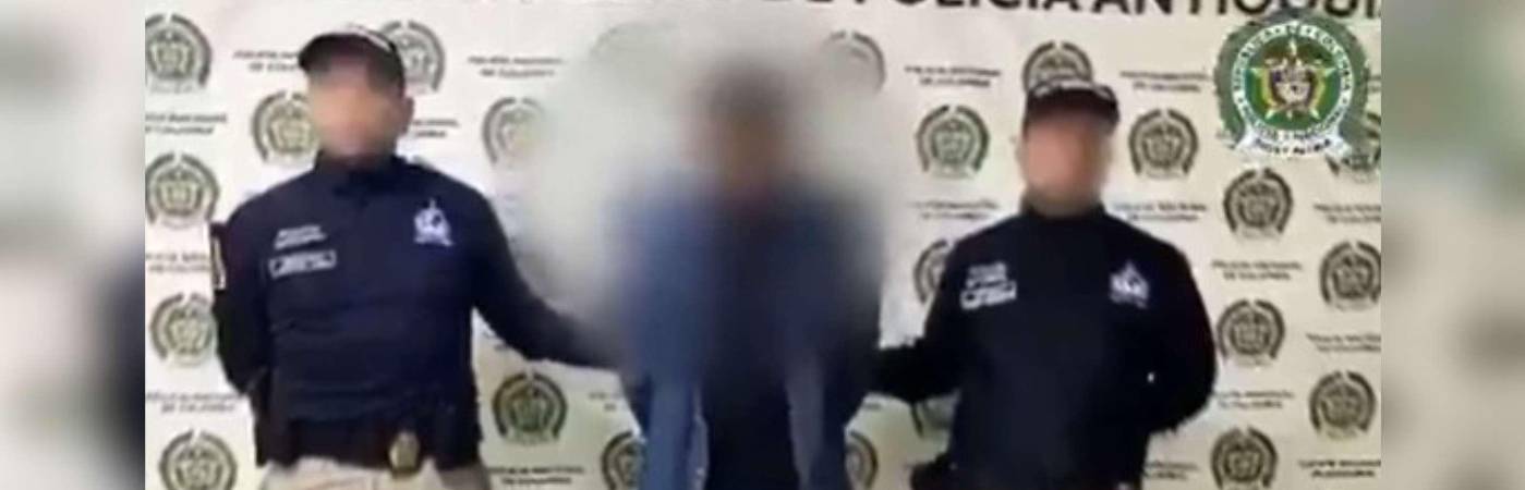 Juan Pablo Vélez Isaza, como fue identificado por las autoridades, deberá responder ante la justicia del país europeo. /FOTO: CAPTURA DE VIDEO