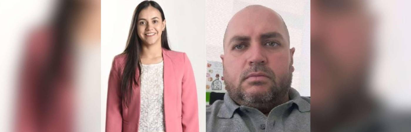 Natalia Urrego Arias, exsecretaria de Infraestructura, y Jorge Enrique Liévano Ospina, exgerente general de Metroparques. /FOTOS: TOMADAS DE LA WEB