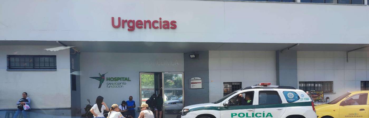 La Policía llevó a la víctima a Policlínica (imagen ilustrativa, no corresponde a los hechos). /FOTO: ANDRÉS GARCÍA HERNÁNDEZ