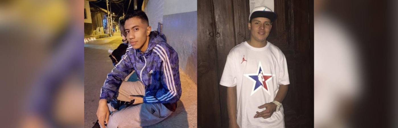 Ellos eran Joan Mariano Euse Londoño (izq.) y Diego Edinson Velásquez (der.). FOTOS: CORTESÍA