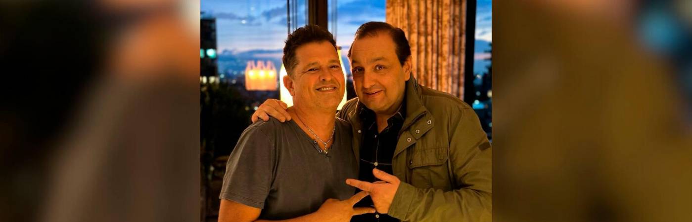 Carlos Vives y Jorge Alfredo Vargas. /FOTO: INSTAGRAM @jorgeavargas67