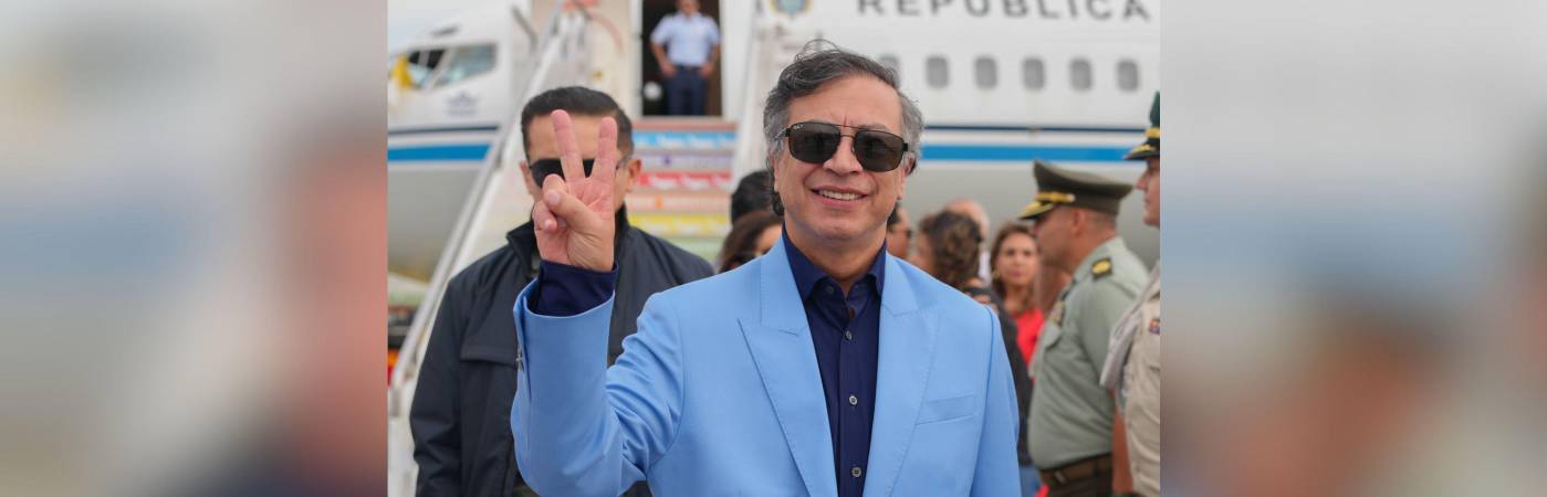 El presidente Gustavo Petro en campaña prometió entregar 100 sedes universitarias nuevas. FOTO: PRESIDENCIA DE LA REPÚBLICA
