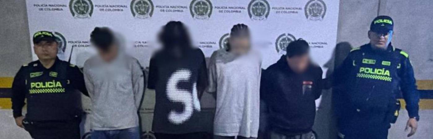Los capturados tienen entre 25 y 43 años y fueron enviados a prisión. FOTO: POLICÍA METROPOLITANA