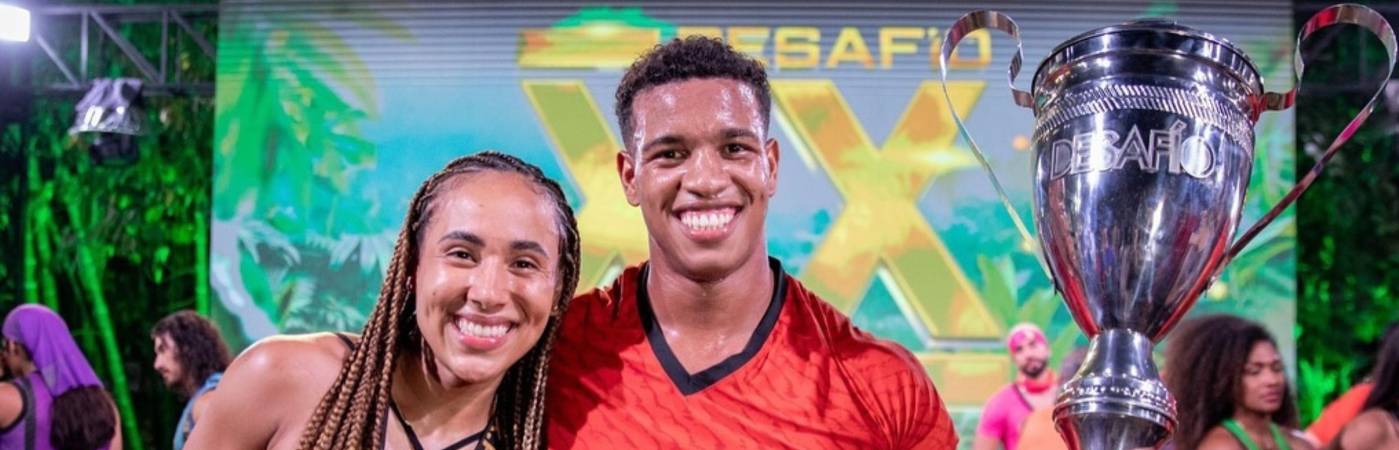 Kelly Ríos y Kevin Rúa, ganadores del ‘Desafío XX’ (2024). FOTO: IG @kellyrios27