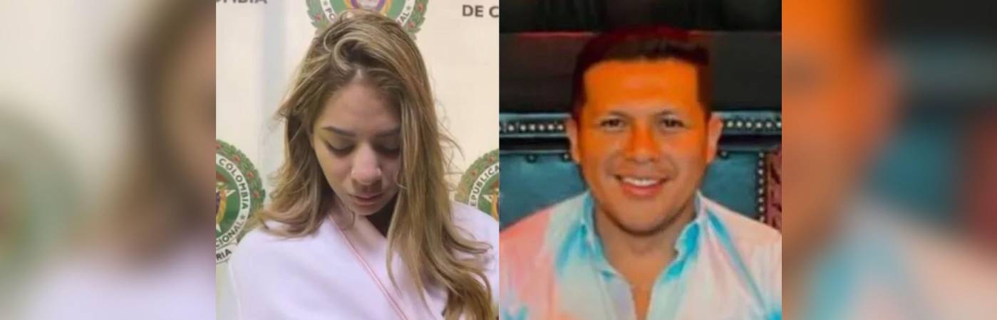 Nathalia Carolina Vargas Salcedo, la condenada, y Javier Vásquez Chacón, la víctima. /FOTOS: CORTESÍA