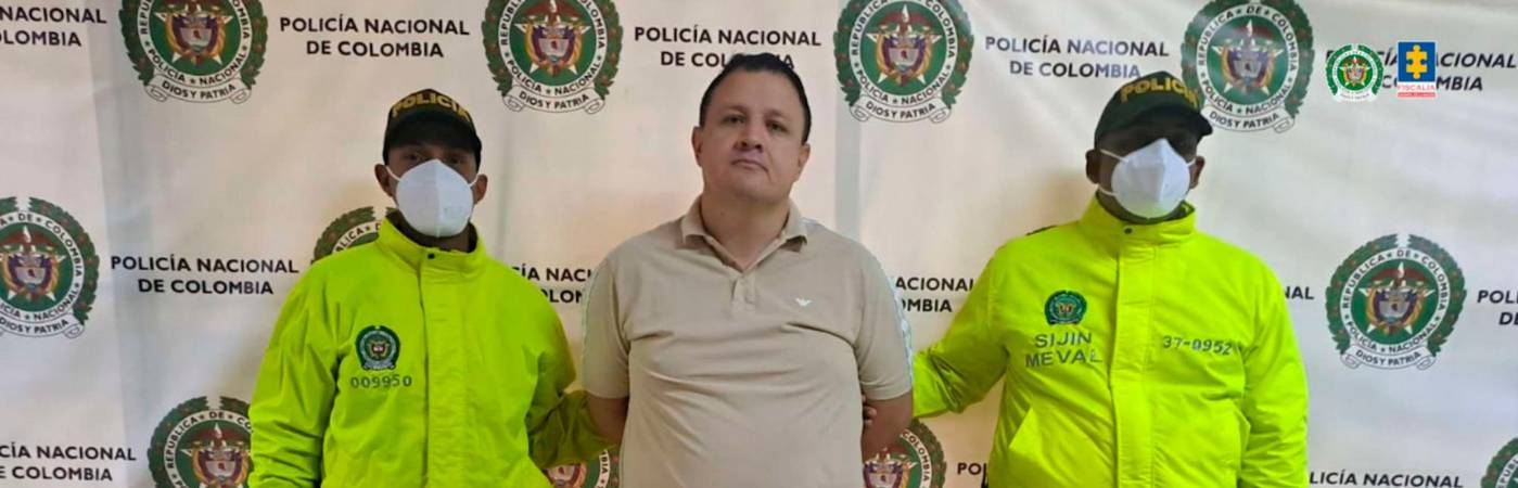 El subintendente Mauricio García Ramírez fue capturado por agentes de la Sijín de la Policía. /FOTO: CORTESÍA