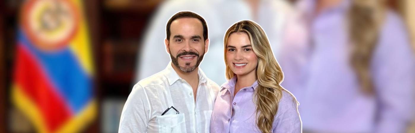 El presidente electo Abelardo de la Espriella y su esposa Ana Lucía Pineda, primera dama electa. FOTO: INSTAGRAM @analu_pineda