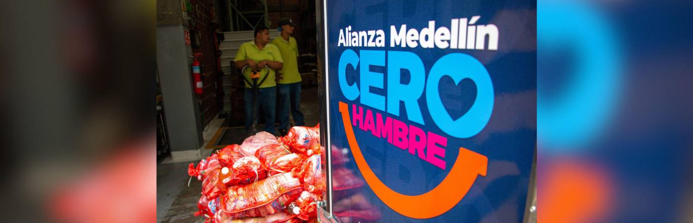Alianza Medellín Cero Hambre. FOTO: CORTESÍA