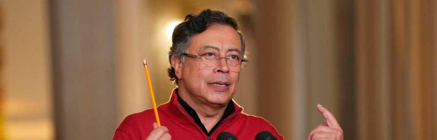 Gustavo Petro, presidente de la República. FOTO: JUAN DIEGO CANO - PRESIDENCIA DE LA REPÚBLICA