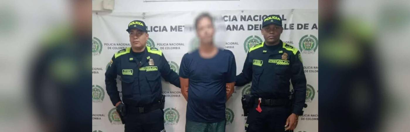 David Flint Stone tras ser capturado el pasado mes de abril. / FOTO: POLICÍA NACIONAL