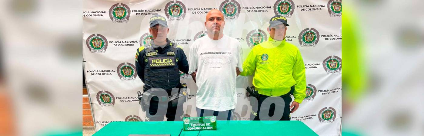 A Abelito le incautaron tres radios de comunicación, tres celulares y un DVR. /FOTO: CORTESÍA