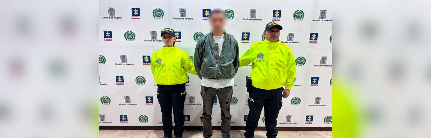 Ignacio de Jesús García Castañeda fue capturado por la Policía y por la Fiscalía en el barrio Santa Cruz. /FOTO: CORTESÍA