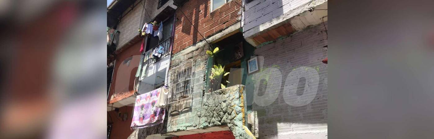 En esta casa vivía sola Luz Marina Mesa Tobón y ahí fue hallada sin vida. /FOTO: LAURA ROSA JIMÉNEZ VALENCIA