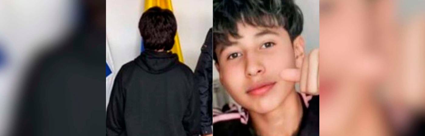 A la izquierda: el menor que confesó el crimen. A la derecha: David Esteban Nocua Monroy, la víctima. /FOTOS: TOMADAS DE LA WEB