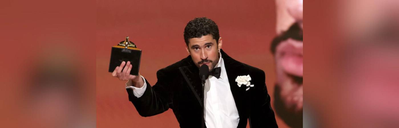 Bad Bunny recibió un total de tres premios Grammy el domingo. FOTO: INSTAGRAM @grammys