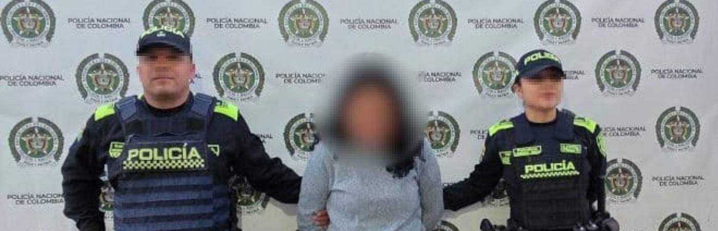 La mujer deberá rendirle cuentas a la justicia por el delito de homicidio. FOTO: POLICÍA NACIONAL