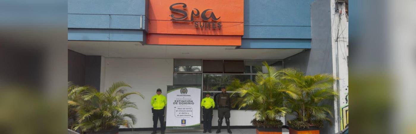 Uno de los hoteles sometido a extinción de dominio. FOTO: POLICÍA METROPOLITANA