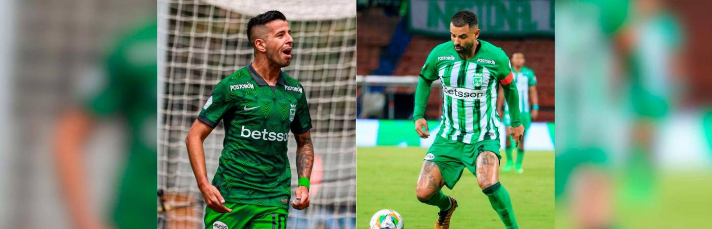Pablo Ceppelini (izq.) y Edwin Cardona (der.) estuvieron juntos en el partido de Copa Colombia ante Alianza. /FOTOS: Q’HUBO