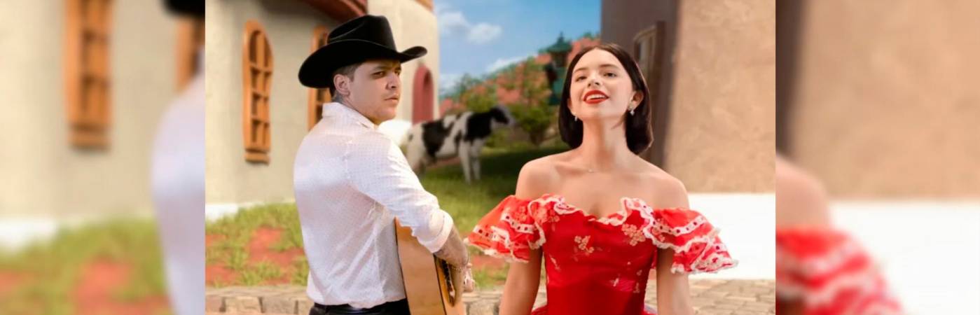 Christian Nodal y Ángela Aguilar. /FOTO: CAPTURA DE VIDEO