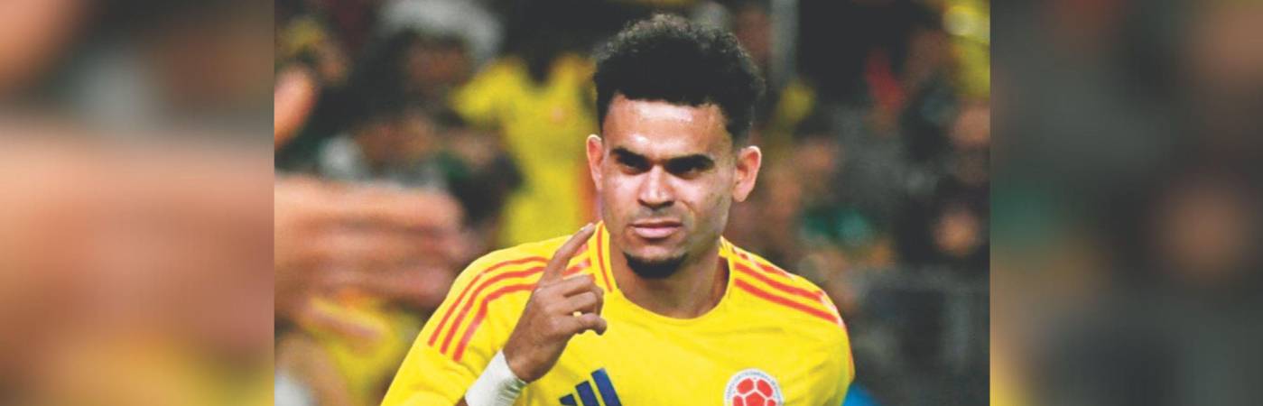 Luis Díaz, delantero de la Selección Colombia. /FOTO: FCF