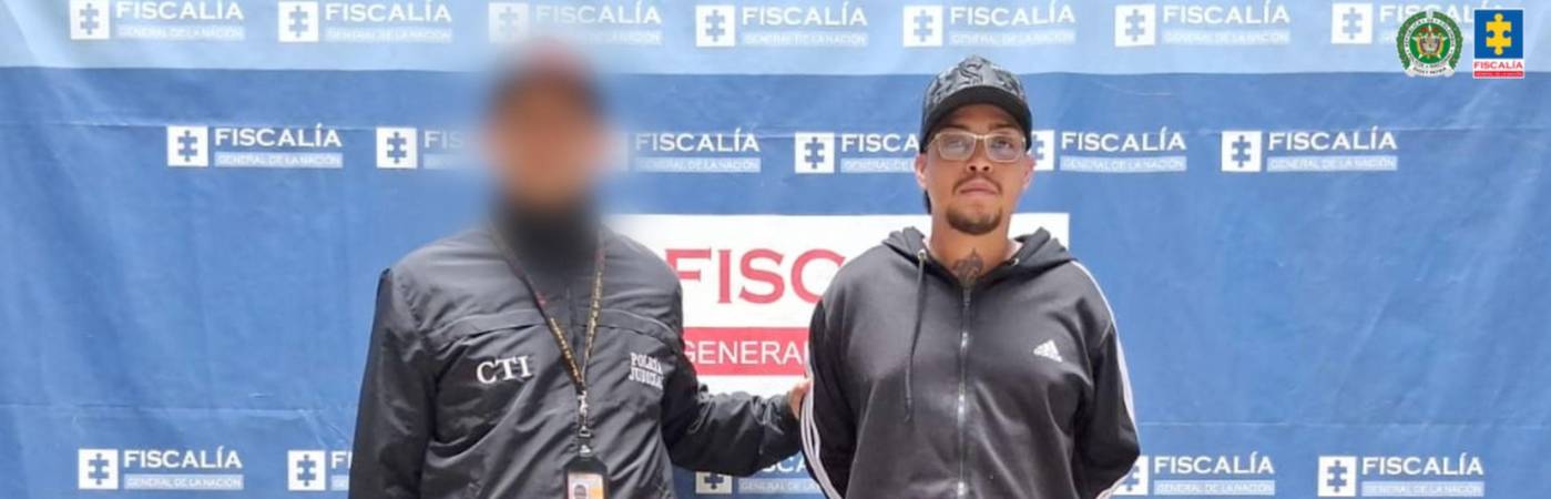 Luis Felipe Holguín Zapata, alias Clavícula, tras su captura. FOTO: CORTESÍA