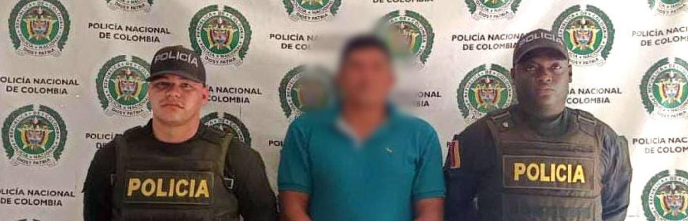 Alias el Mico tras ser capturado. /FOTO: CORTESÍA