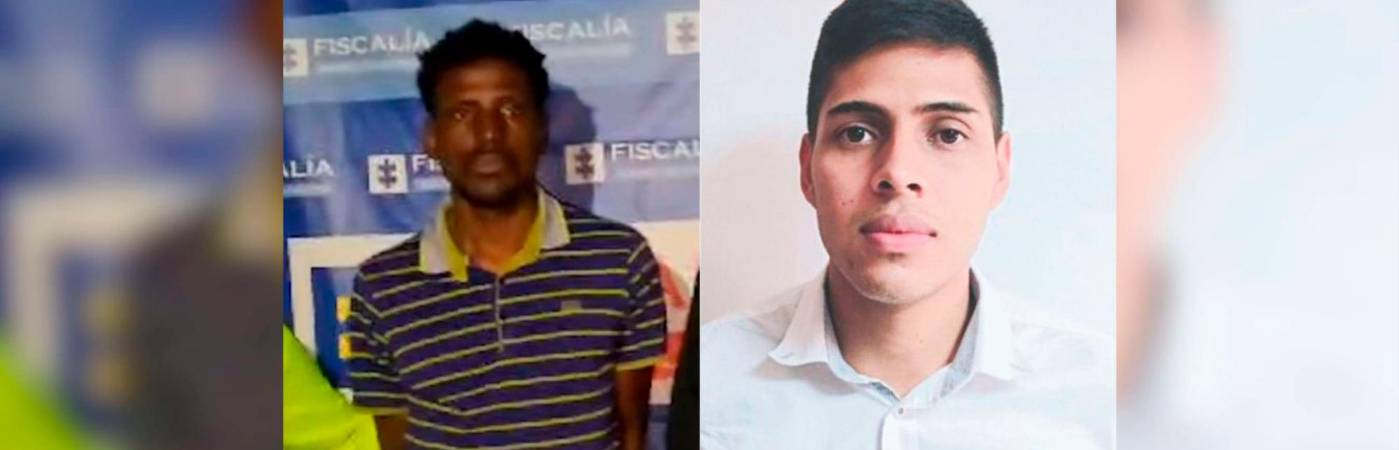 William Benavides, alias el Diablo (izq.), y James Orlando Gutiérrez Gil (der.). /FOTO: CORTESÍA FISCALÍA 