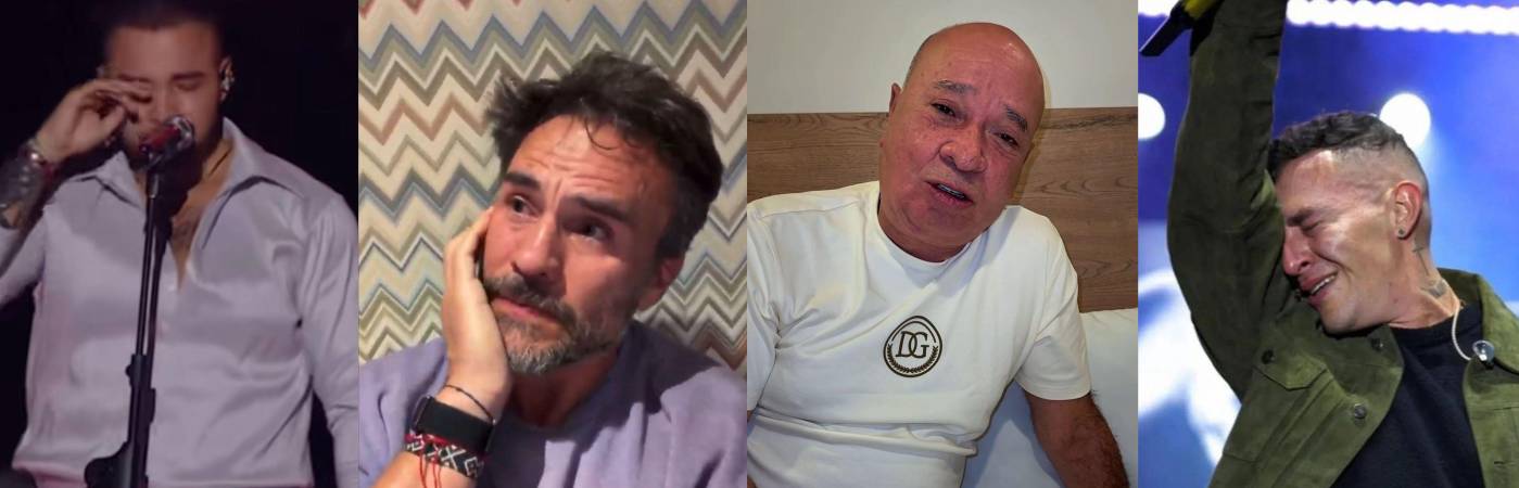 De izquierda a derecha: Jessi Uribe, Juan Pablo Raba, Luis Alberto Posada y Luis Alfonso. FOTO: REDES SOCIALES