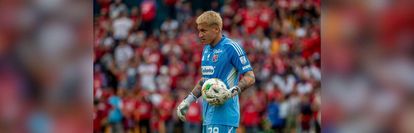 Washington Aguerre ya recibió 1 gol del Unión Magdalena, en el empate 1-1 del Apertura. /FOTO: JUAN ANTONIO SÁNCHEZ