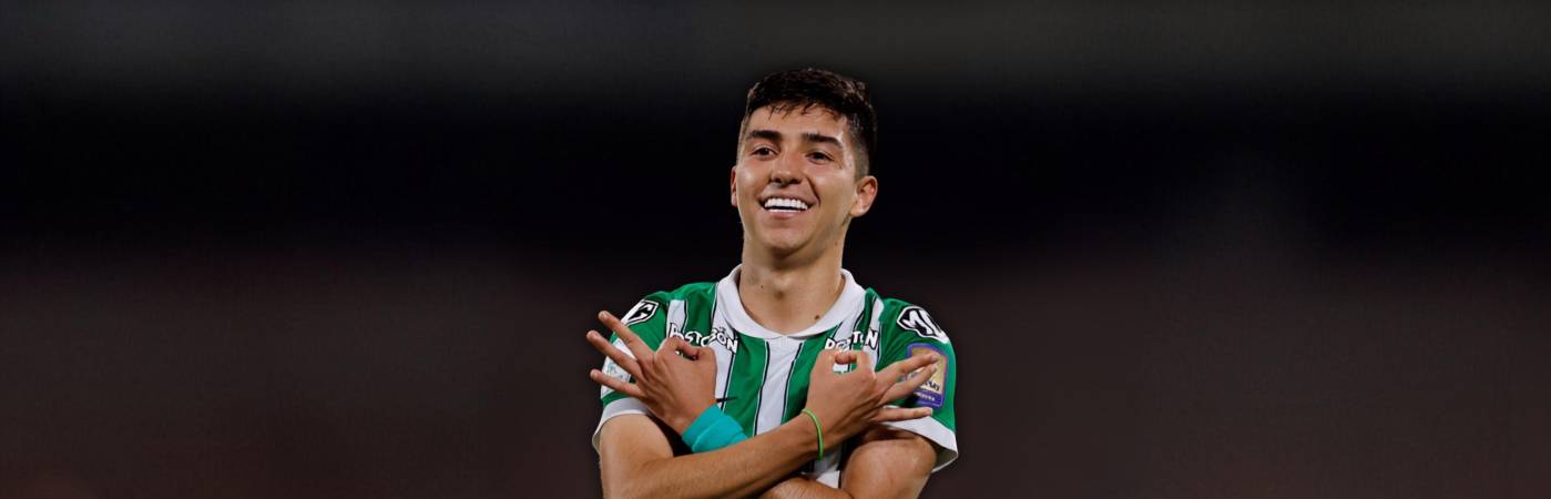 Samuel Velásquez anotó el último de los tres goles que Nacional le hizo al Cali. Los otros dos llegaron por cuenta de Alfredo Morelos y de Marlos Moreno. FOTO: CAMILO SUÁREZ ECHEVERRY