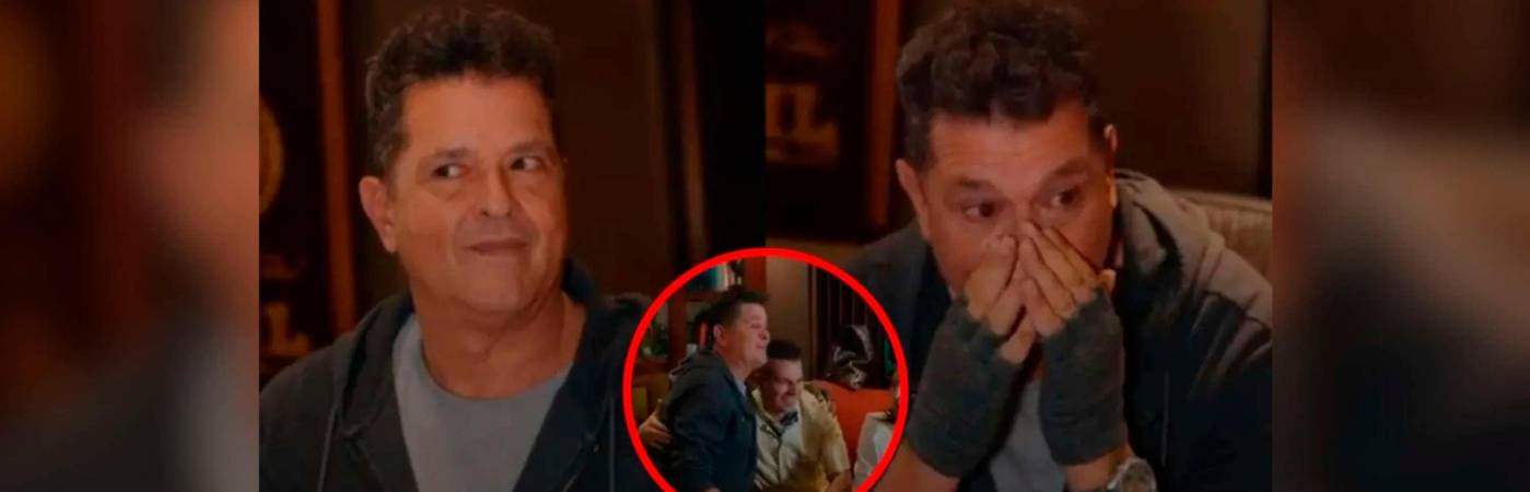 Carlos Vives llora por el homenaje. /FOTO: TOMADA DEL VIDEO