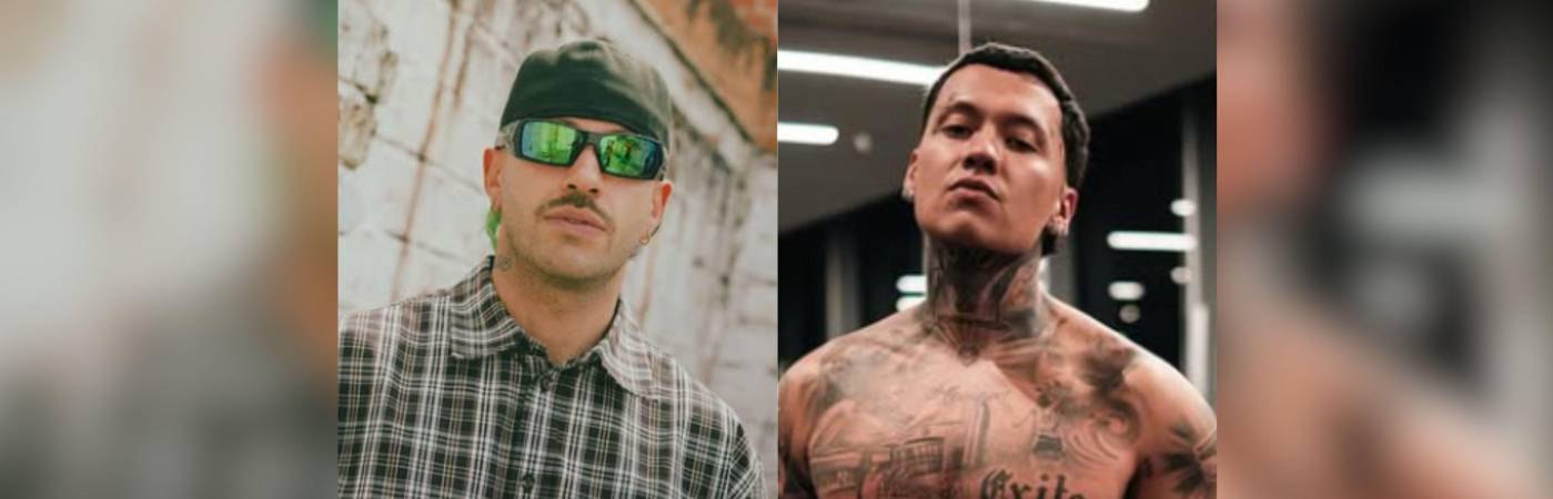 Feid y Blessd. La pelea ocurrió en la final de la Copa América, en 2024. FOTOS: INSTAGRAM @FEID, @BLESSD