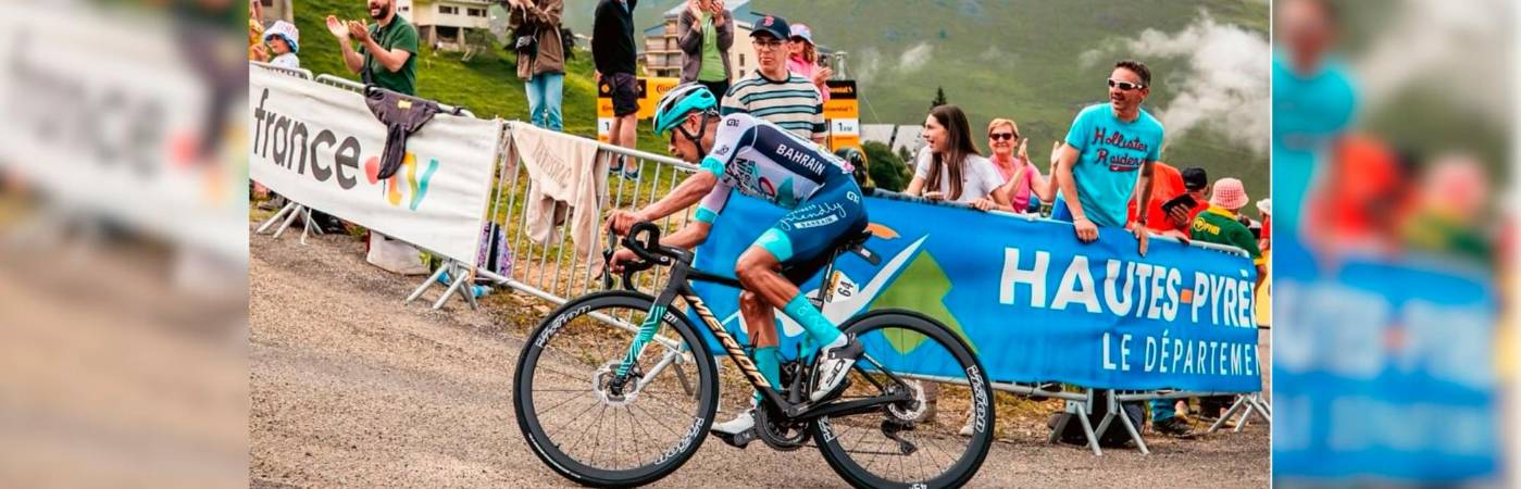 Santiago Buitrafo en acción. /FOTO: INSTAGRAM @santiagobuitrago09