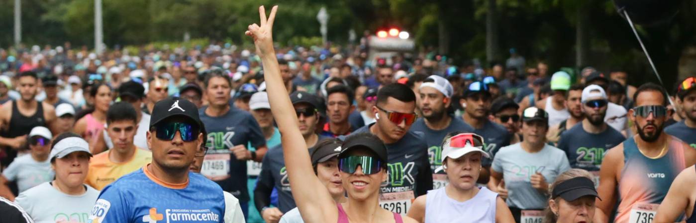 Maratón Medellín 2025. FOTO: MANUEL SALDARRIAGA QUINTERO